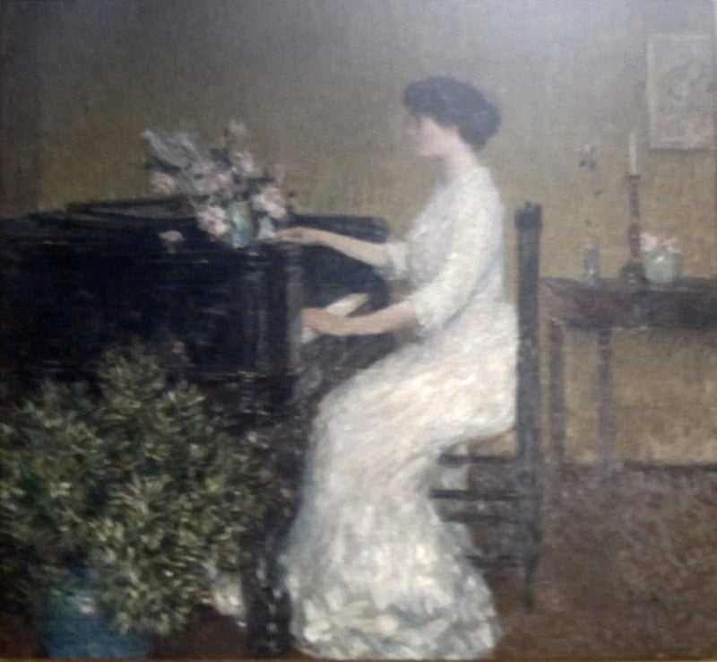 Al piano - Childe Hassam