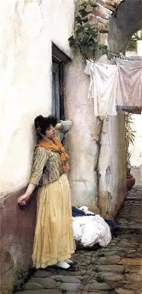En reposo - John William Waterhouse