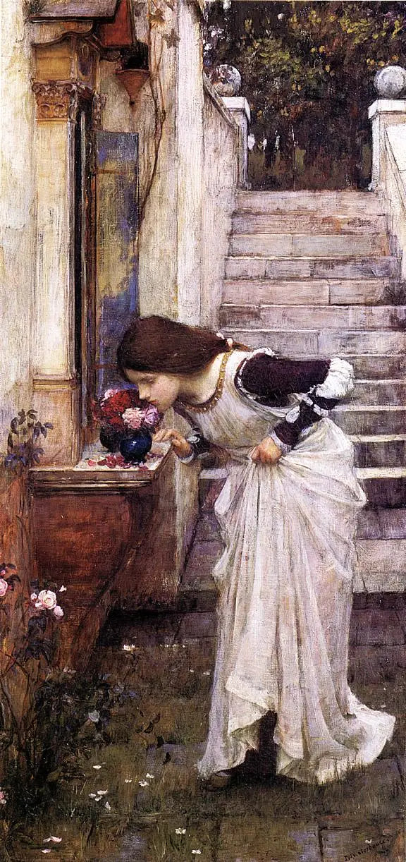 En el santuario - John William Waterhouse