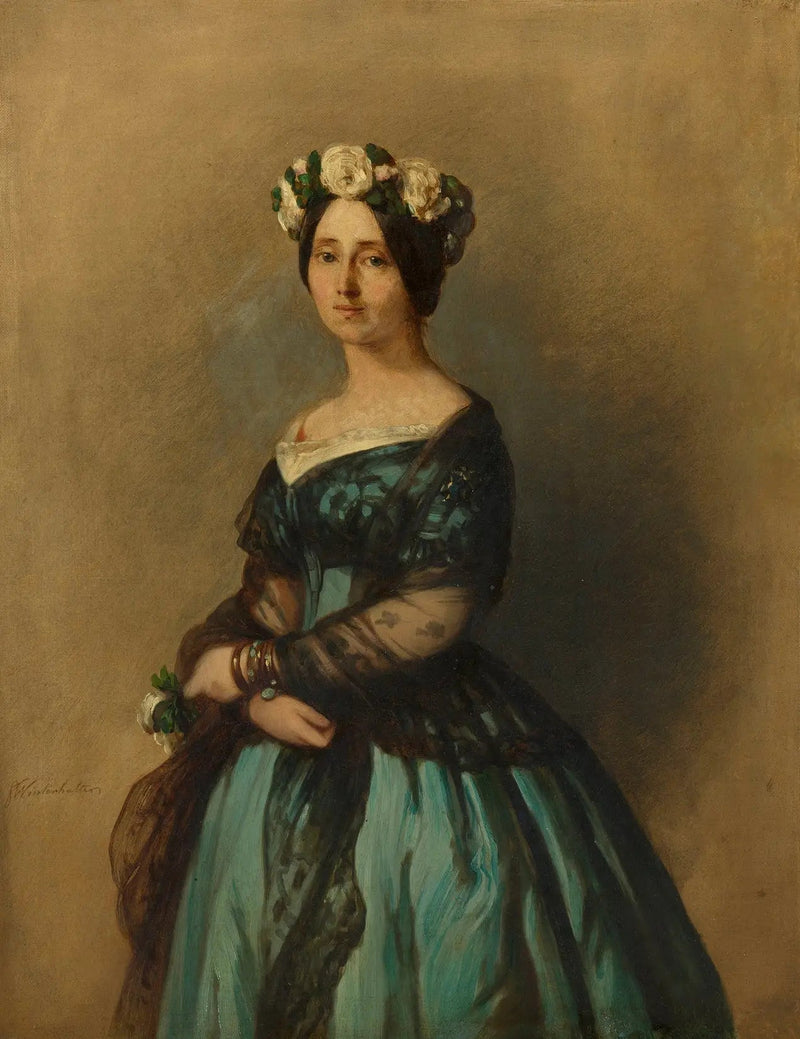 Augusta de Sajonia-Weimar, princesa de Prusia, más tarde reina de Prusia e emperatriz alemana (1811-1890) - Franz Xaver Winterhalter