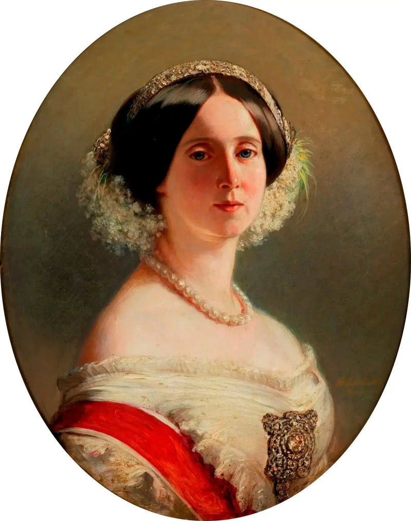 Augusta de Sajonia-Weimar, reina de Prusia y emperatriz alemana (1811-1890) - Franz Xaver Winterhalter