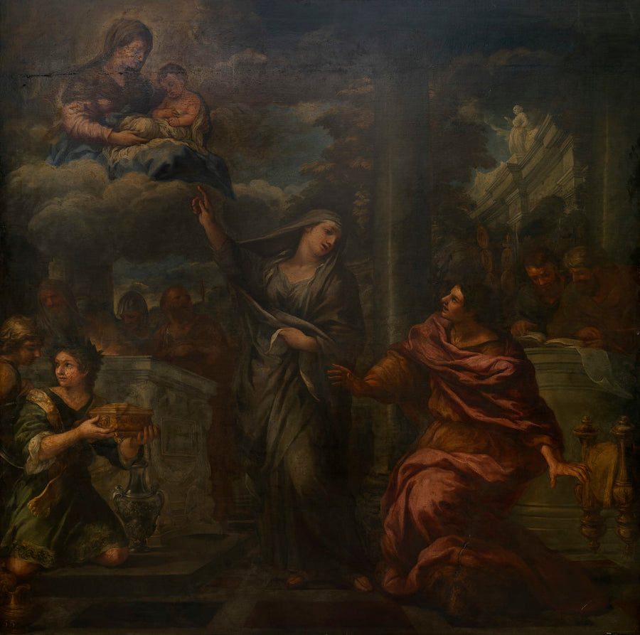 Augusto y la Sibila Tíbitina - Pietro da Cortona