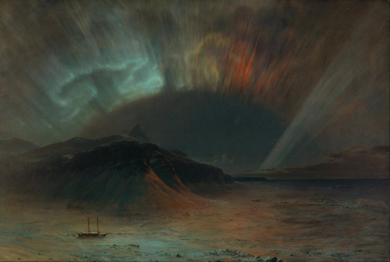 Aurora boreal - Frederic Edwin Church