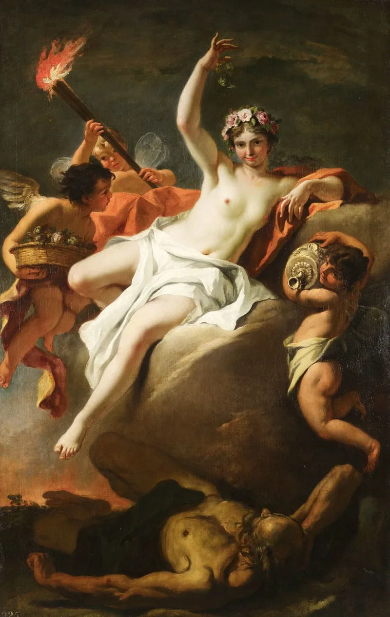 Aurora y Ticio - Sebastiano Ricci