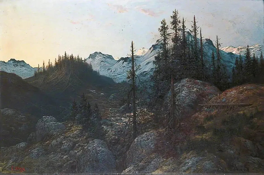 Aurore. Recuerdo de los Alpes - Gustave Doré