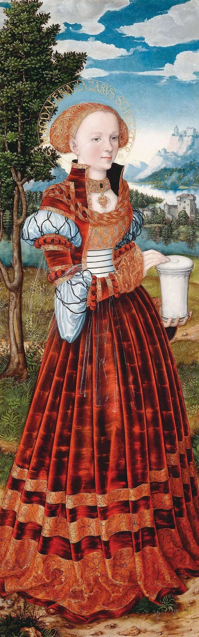 Autel de la Magdalena : María Magdalena - Lucas Cranach el Viejo