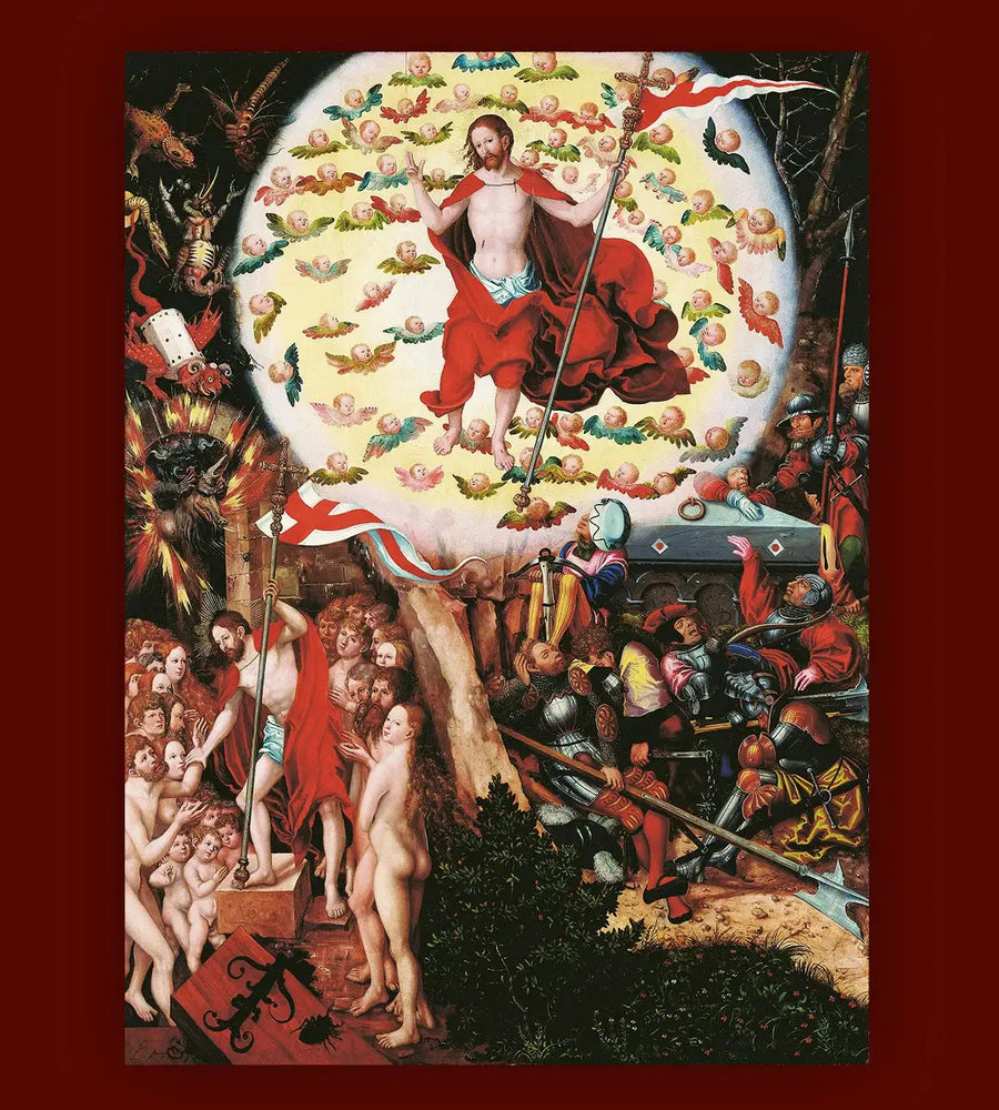 Autel de la Magdalena : La Resurrección [panel central] - Lucas Cranach el Viejo