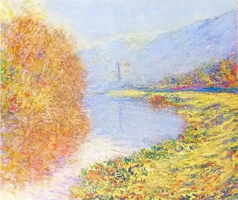 Otoño en Jeufosse - Claude Monet
