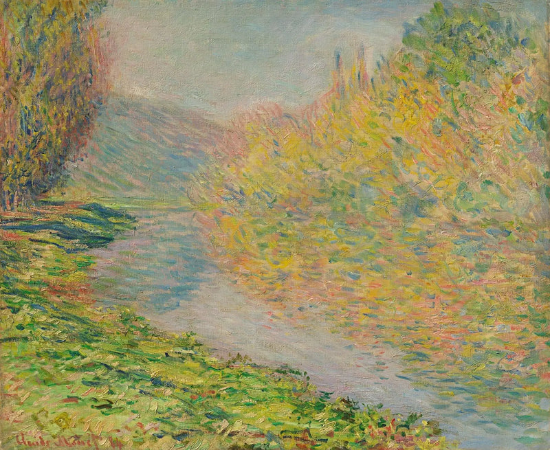 Otoño en Jeufosse - Claude Monet