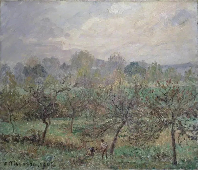 Otoño, Bruma Matinal, Éragny-sur-Epte - Camille Pissarro