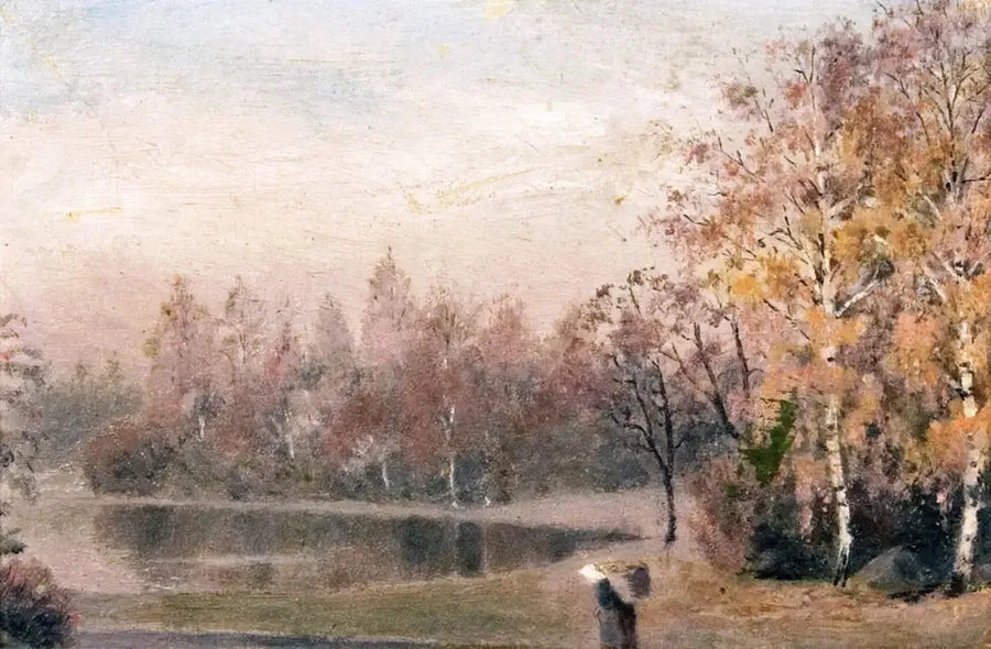 Otoño en el bosque - Edvard Munch