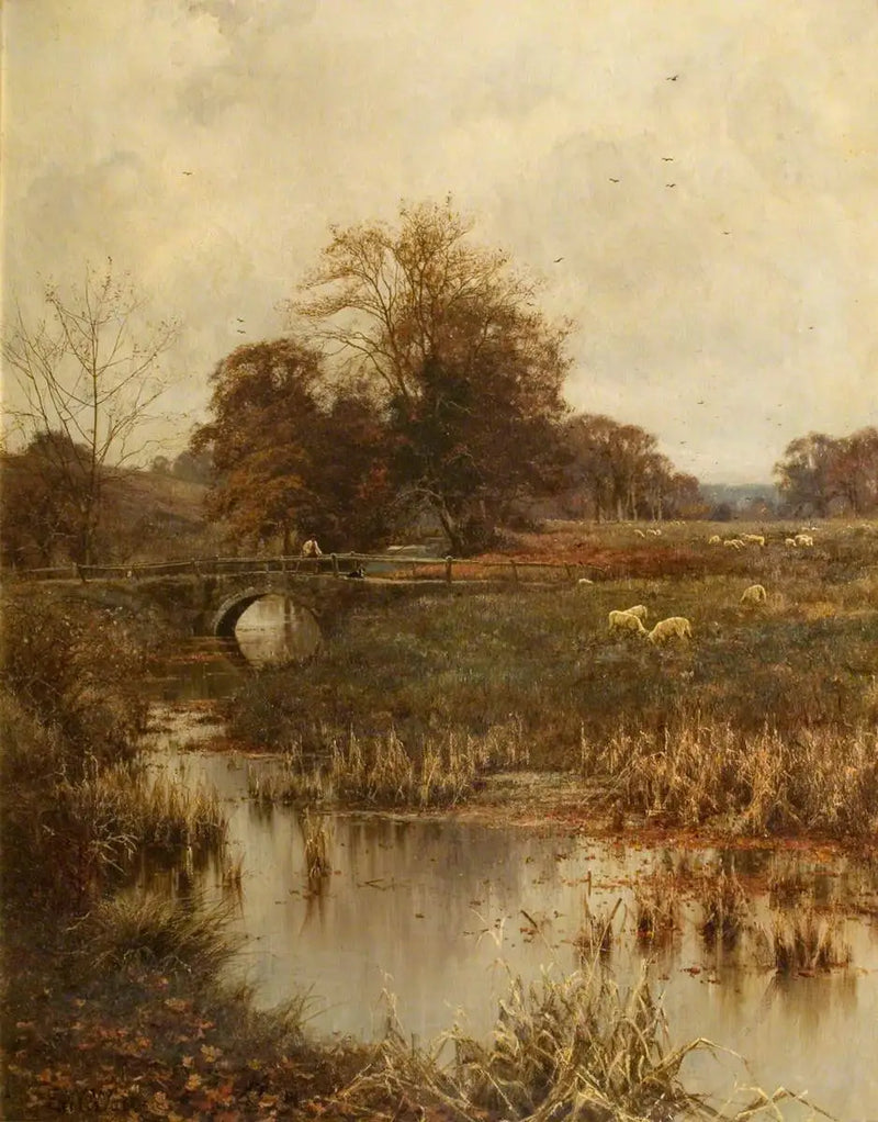 Otoño (Hojas rojizas) - Edward Wilkins Waite