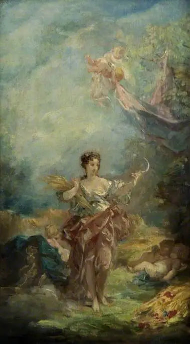 Otoño - Jean-Honoré Fragonard