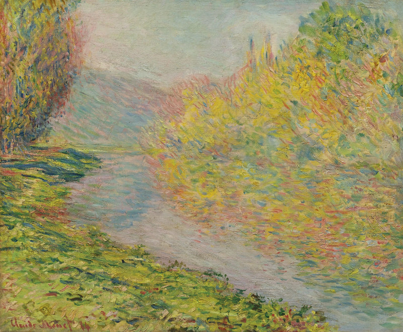 Otoño en Jeufosse W916 - Claude Monet