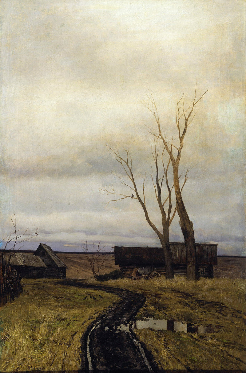 Otoño. El camino al pueblo - Isaac Levitan