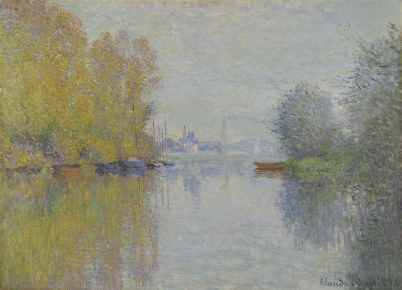 Otoño en el Sena, Argenteuil W291 - Claude Monet