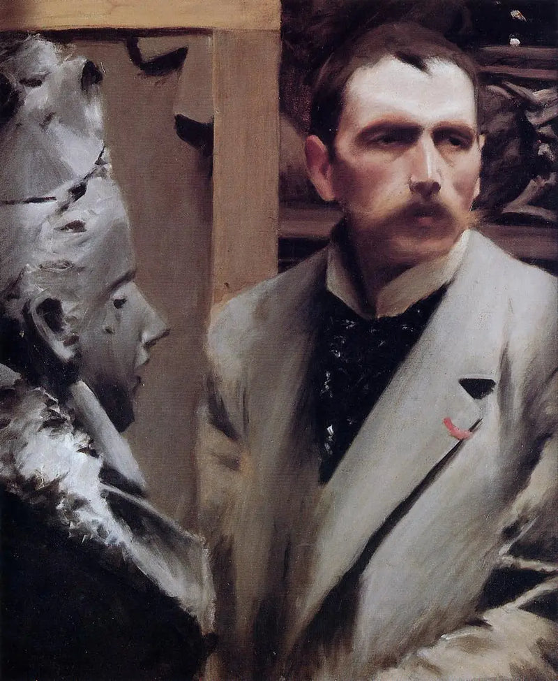 Autorretrato 1889 por Anders Zorn - Anders Zorn