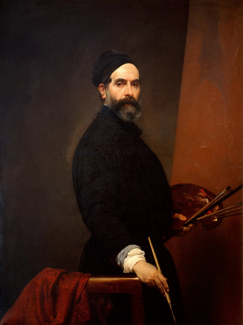 Autorretrato a los 57 años - Francesco Hayez