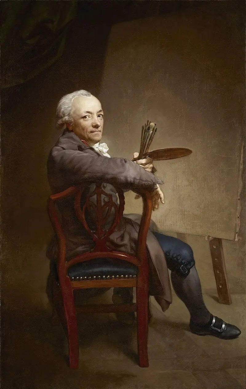 Autorretrato a los 58 años - Anton Graff