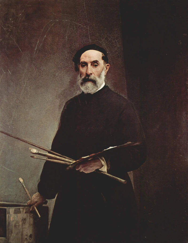 Autorretrato a los 69 años - Francesco Hayez