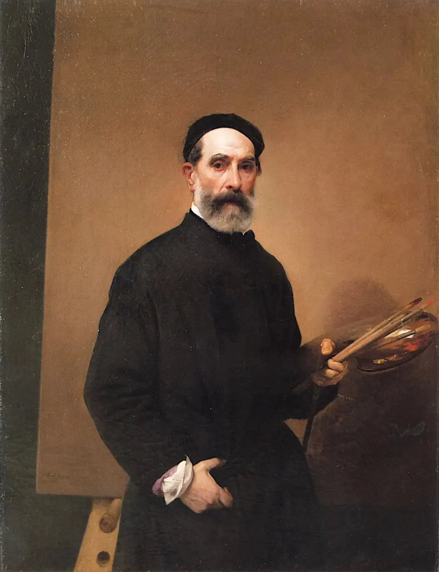Autorretrato a los 71 años - Francesco Hayez