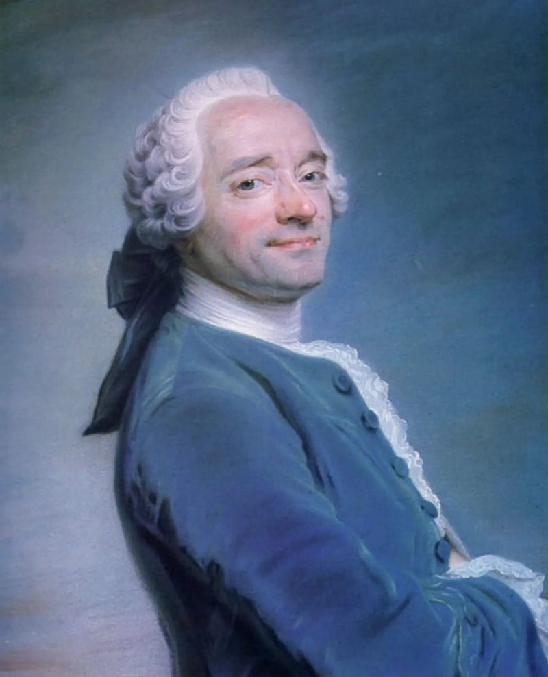 Autorretrato con ropa azul - Maurice-Quentin de La Tour