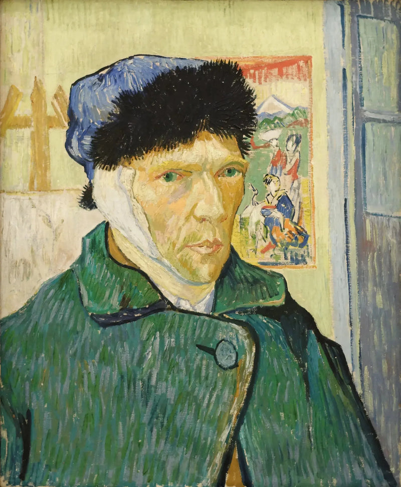 Autorretrato con la oreja vendada - Vincent van Gogh