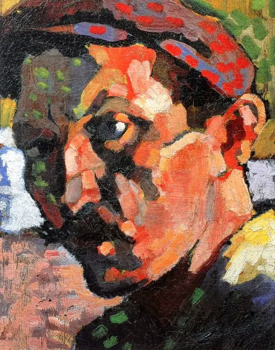 Autorretrato con gorra - André Derain