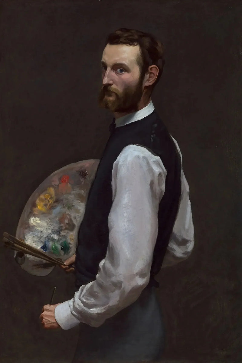 Autorretrato con la paleta - Frédéric Bazille