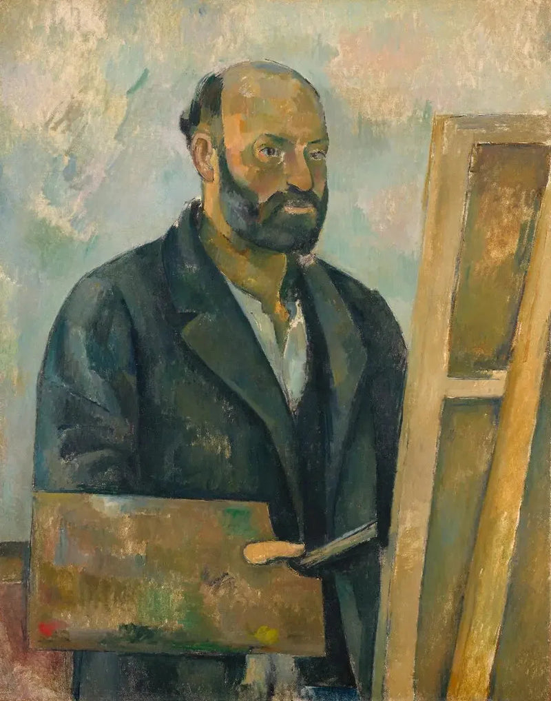 Autorretrato con paleta - Paul Cézanne