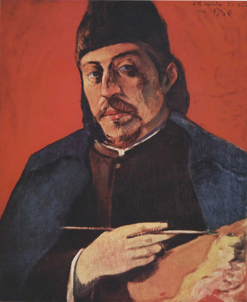 Autorretrato con paleta - Paul Gauguin