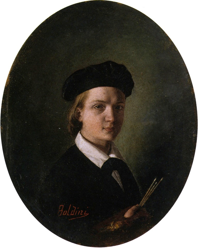 Autorretrato a los catorce años - Giovanni Boldini