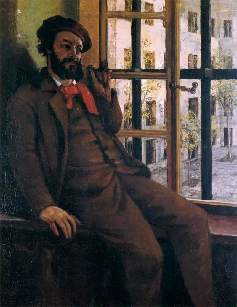 Autorretrato en Sainte-Pélagie - Gustave Courbet