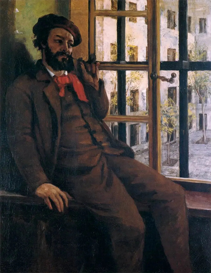 Autorretrato en Sainte-Pélagie - Gustave Courbet