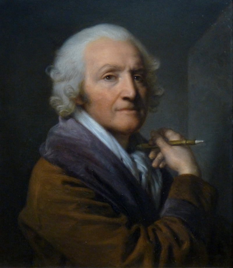 Autorretrato envejecido - Jean-Baptiste Greuze