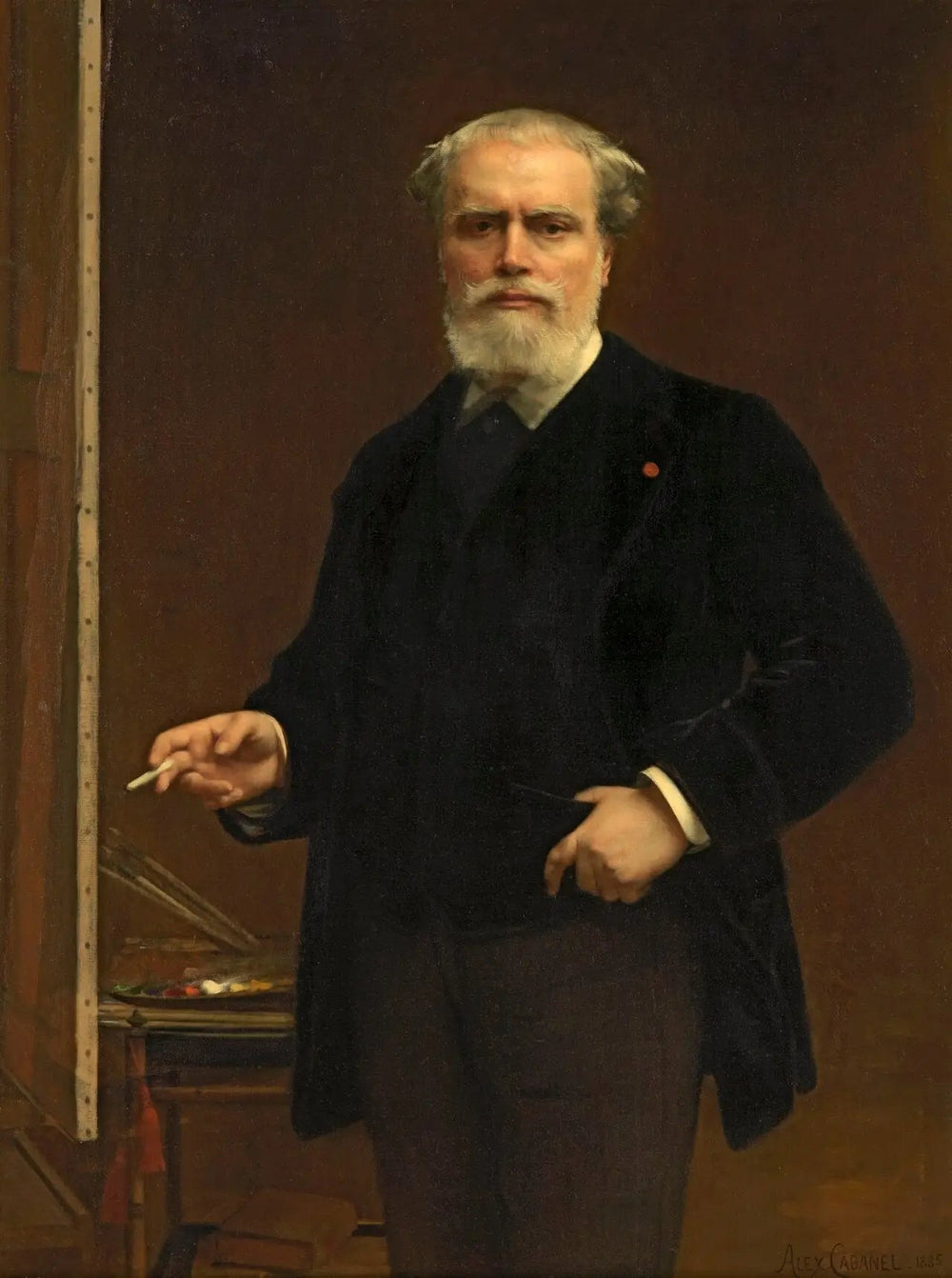 Autoportrait - Alexandre Cabanel image 1 tableau peint à l’huile sur toile