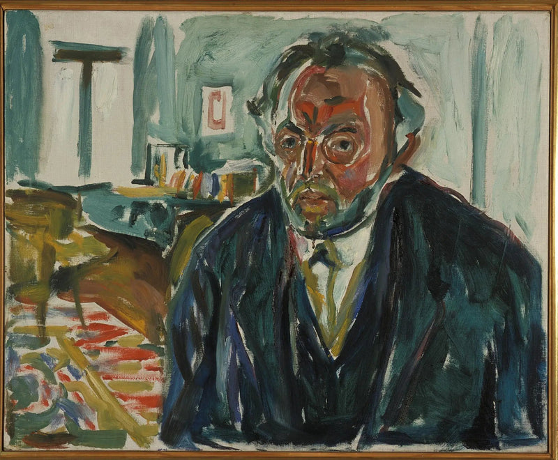 Autorretrato después de la gripe española - Edvard Munch
