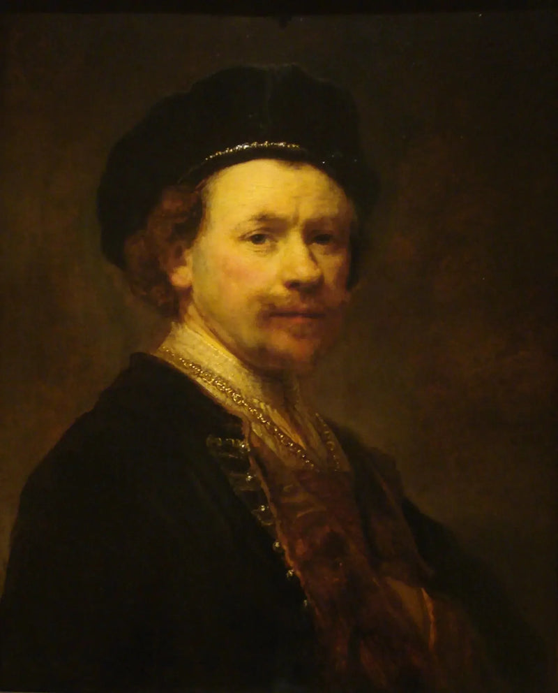Autorretrato con boina - Rembrandt
