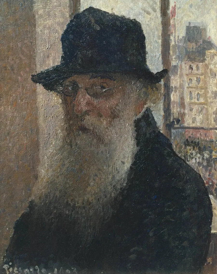 Autorretrato con sombrero - Camille Pissarro
