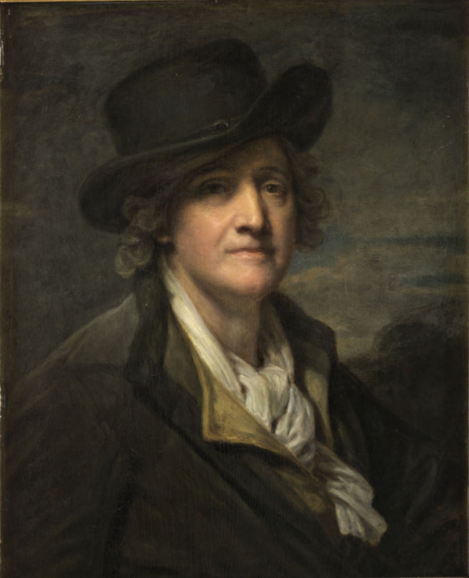 Autorretrato con sombrero - Jean-Baptiste Greuze