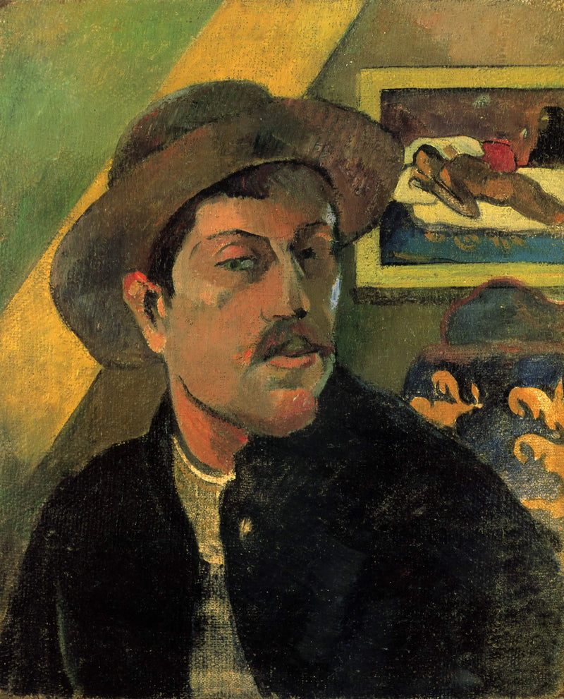Autorretrato con sombrero - Paul Gauguin