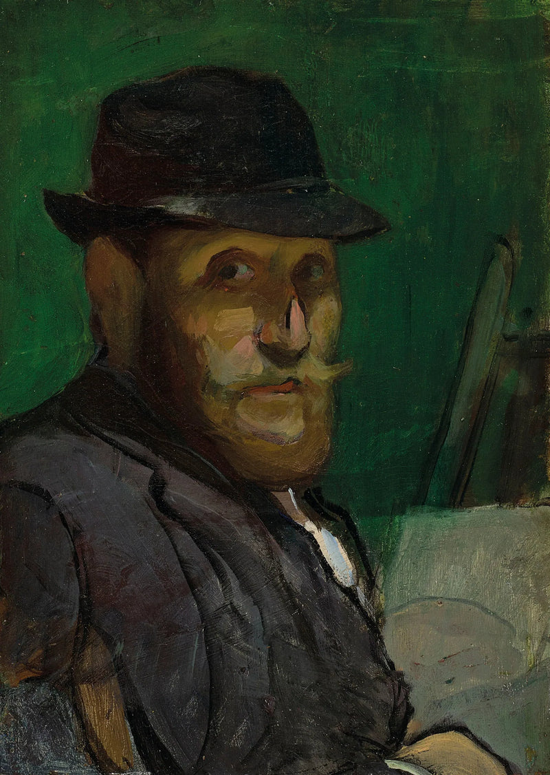 Autorretrato en caballete - Louis Anquetin