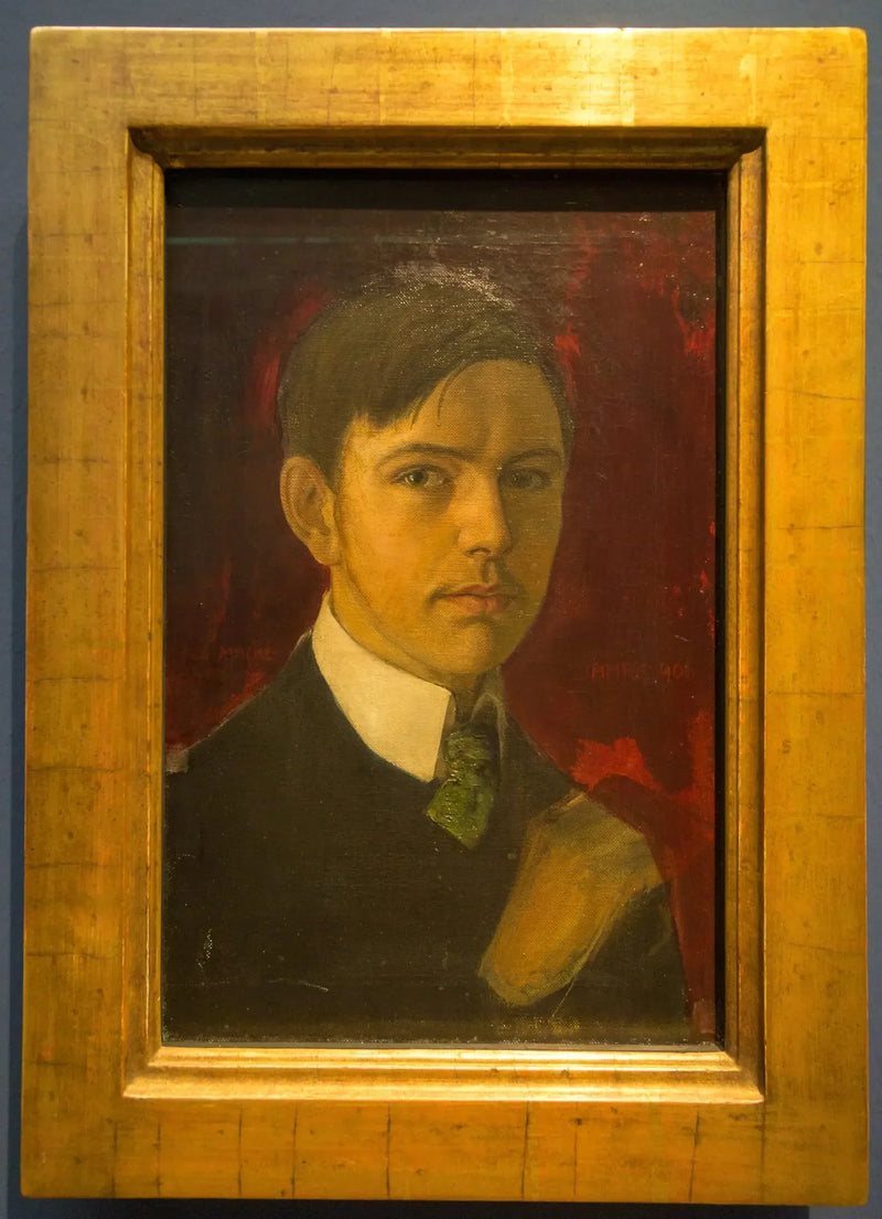 Autorretrato - August Macke