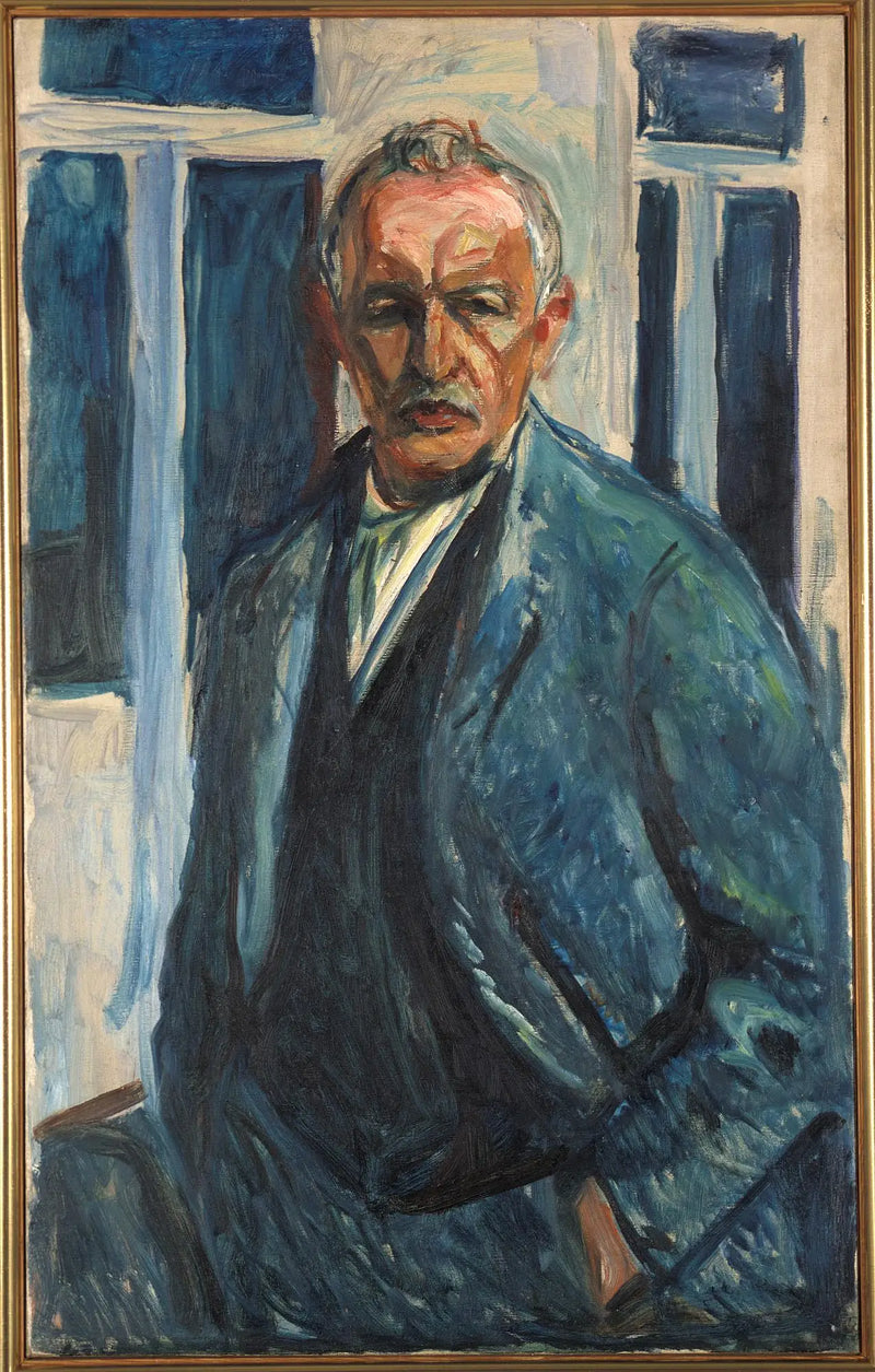Autorretrato con las manos en los bolsillos - Edvard Munch