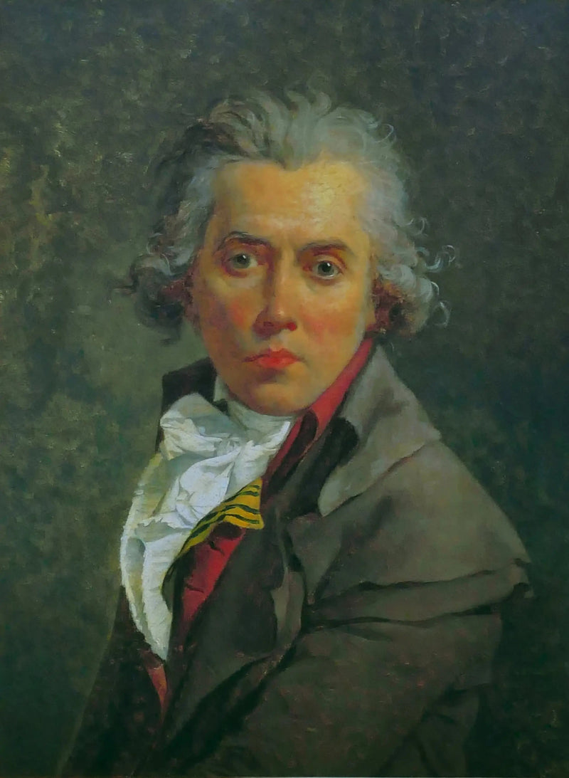 Autorretrato con tres pinzas - Jacques-Louis David