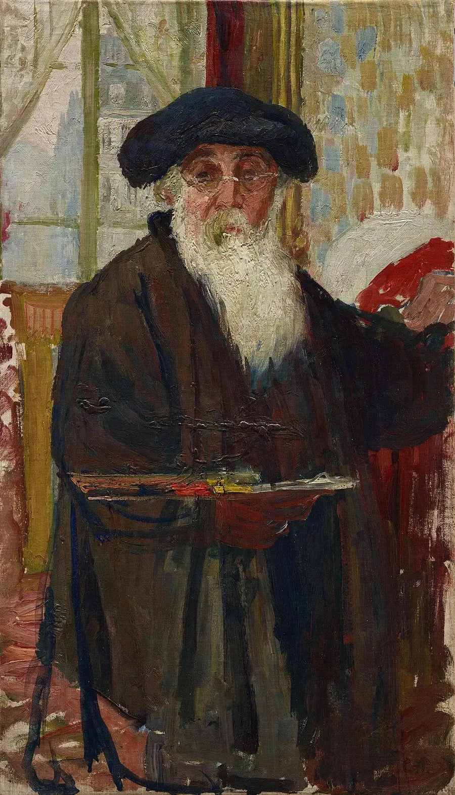 Autorretrato con paleta - Camille Pissarro