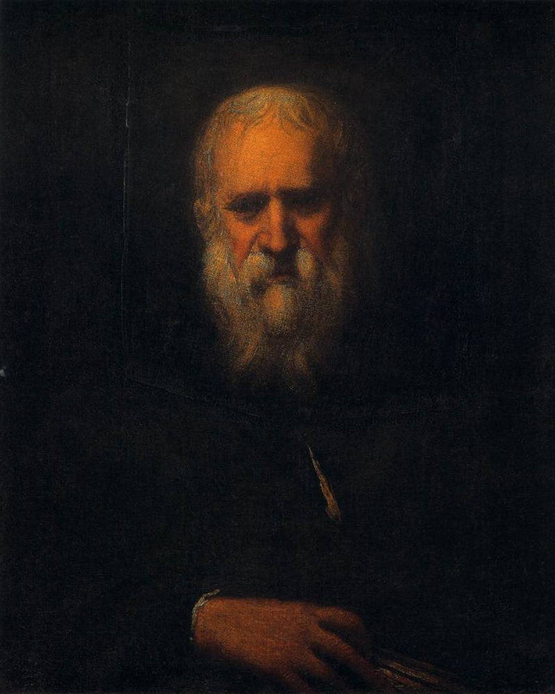 Autorretrato con un libro - Jacopo Tintoretto