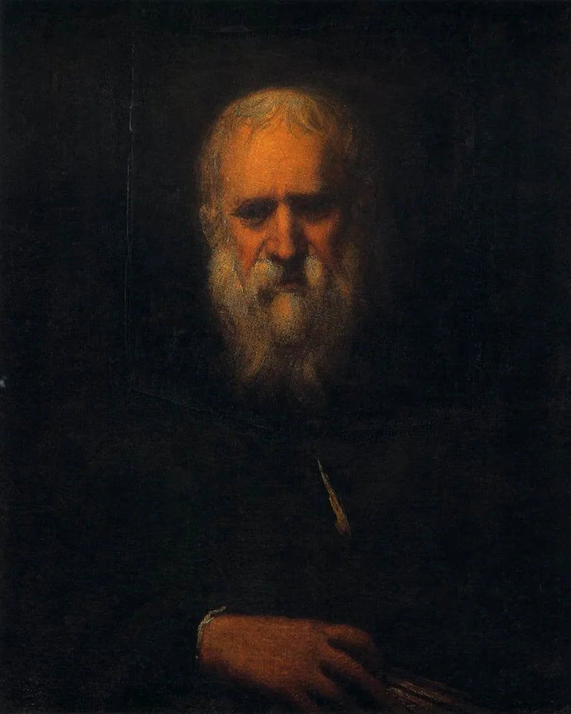 Autorretrato con un libro - Jacopo Tintoretto