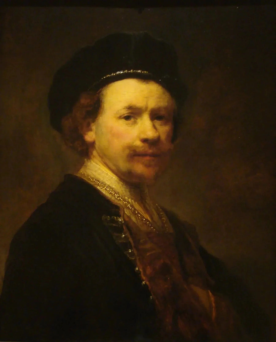 Autorretrato con boina - Rembrandt