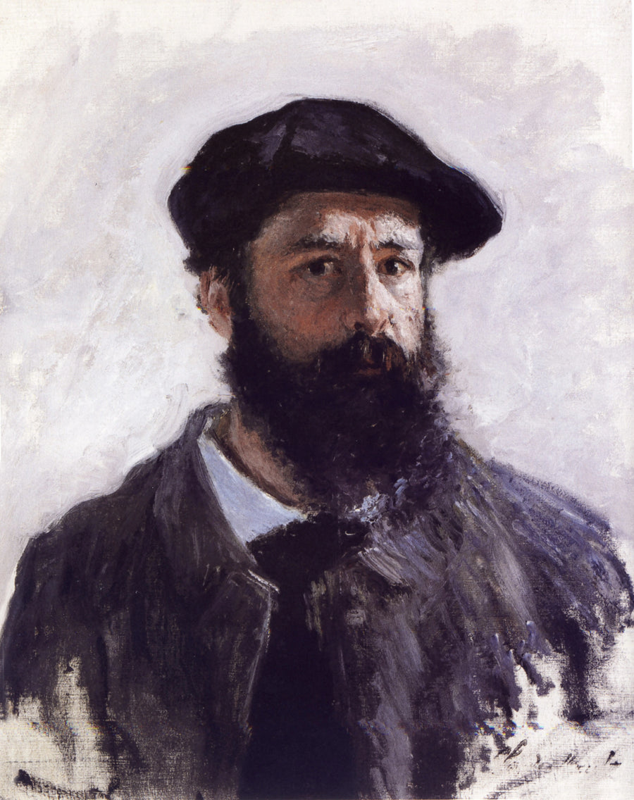 Autorretrato con boina W1078 - Claude Monet
